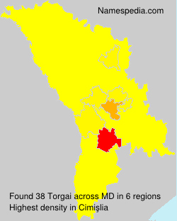 Surname Torgai in Moldova Surname Torgai in Moldova