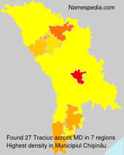 Surname Traciuc in Moldova Surname Traciuc in Moldova