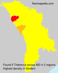 Surname Tridnevca in Moldova Surname Tridnevca in Moldova