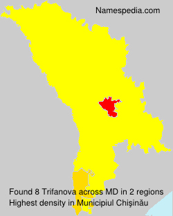Surname Trifanova in Moldova Surname Trifanova in Moldova