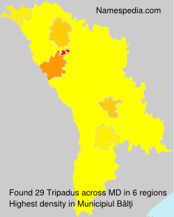 Surname Tripadus in Moldova Surname Tripadus in Moldova
