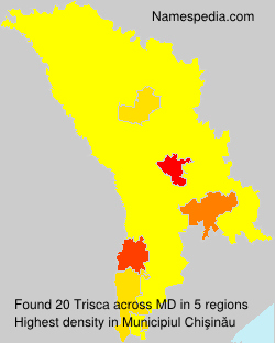 Surname Trisca in Moldova Surname Trisca in Moldova