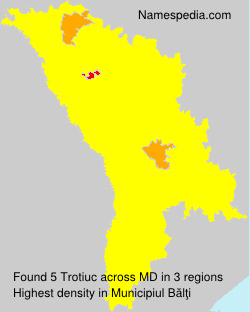 Surname Trotiuc in Moldova Surname Trotiuc in Moldova