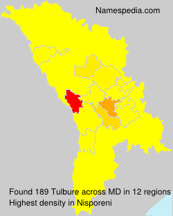Surname Tulbure in Moldova Surname Tulbure in Moldova