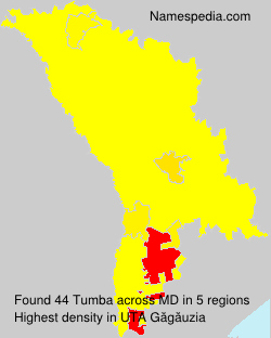 Surname Tumba in Moldova Surname Tumba in Moldova