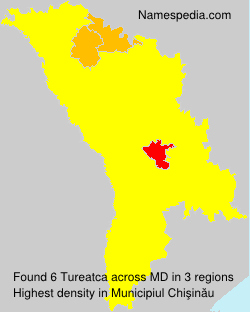 Surname Tureatca in Moldova Surname Tureatca in Moldova