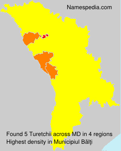 Surname Turetchii in Moldova Surname Turetchii in Moldova
