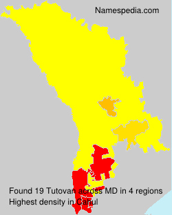 Surname Tutovan in Moldova Surname Tutovan in Moldova