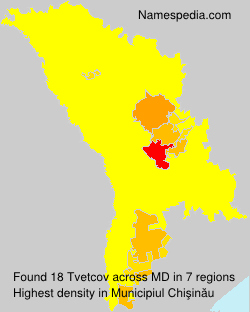 Surname Tvetcov in Moldova Surname Tvetcov in Moldova
