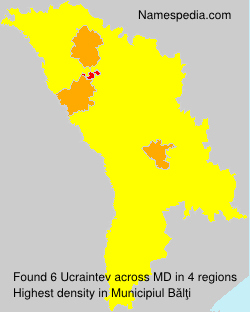 Surname Ucraintev in Moldova Surname Ucraintev in Moldova