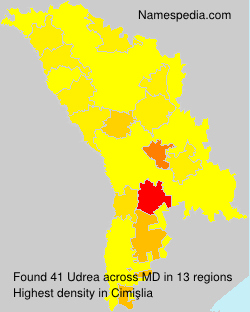 Surname Udrea in Moldova Surname Udrea in Moldova