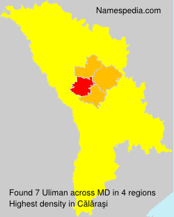 Surname Uliman in Moldova Surname Uliman in Moldova