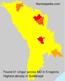 Surname Ungur in Moldova Surname Ungur in Moldova