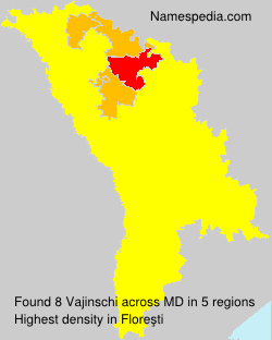 Surname Vajinschi in Moldova Surname Vajinschi in Moldova