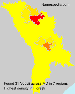 Surname Vdovii in Moldova Surname Vdovii in Moldova