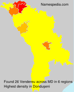 Surname Vendereu in Moldova Surname Vendereu in Moldova