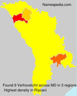 Surname Verhovetchii in Moldova Surname Verhovetchii in Moldova