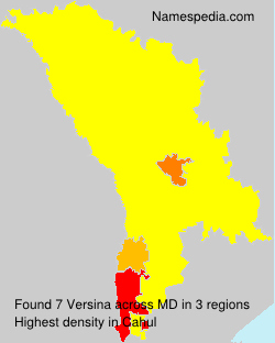 Surname Versina in Moldova Surname Versina in Moldova