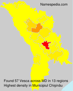 Surname Vesca in Moldova Surname Vesca in Moldova