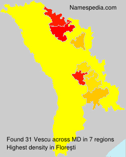 Surname Vescu in Moldova Surname Vescu in Moldova