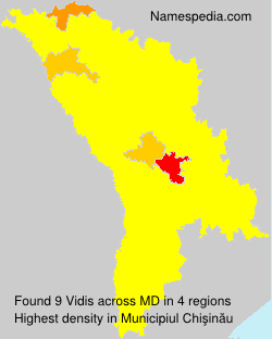 Surname Vidis in Moldova Surname Vidis in Moldova