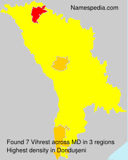 Surname Vihrest in Moldova Surname Vihrest in Moldova
