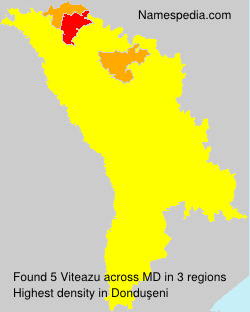 Surname Viteazu in Moldova Surname Viteazu in Moldova