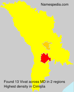 Surname Vivat in Moldova Surname Vivat in Moldova