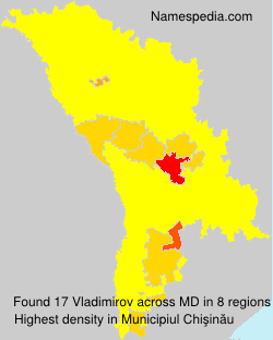 Surname Vladimirov in Moldova Surname Vladimirov in Moldova
