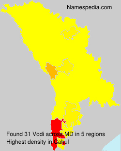Surname Vodi in Moldova Surname Vodi in Moldova