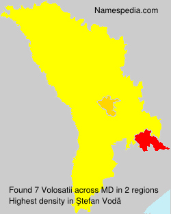 Surname Volosatii in Moldova Surname Volosatii in Moldova