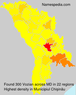 Surname Vozian in Moldova Surname Vozian in Moldova
