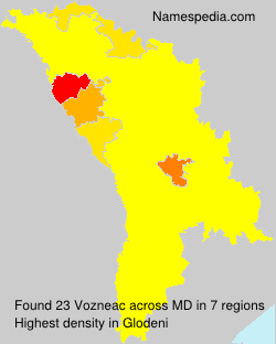 Surname Vozneac in Moldova Surname Vozneac in Moldova