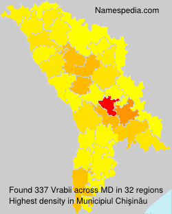 Surname Vrabii in Moldova Surname Vrabii in Moldova