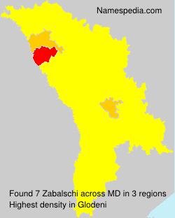Surname Zabalschi in Moldova Surname Zabalschi in Moldova