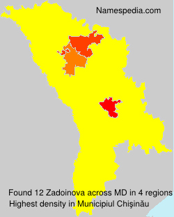 Surname Zadoinova in Moldova Surname Zadoinova in Moldova