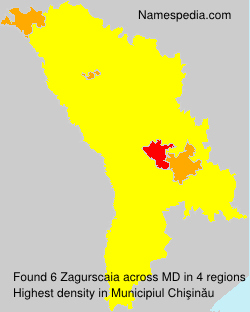 Surname Zagurscaia in Moldova Surname Zagurscaia in Moldova