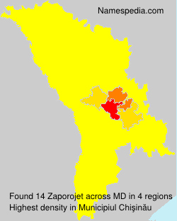 Surname Zaporojet in Moldova Surname Zaporojet in Moldova