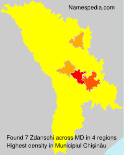 Surname Zdanschi in Moldova Surname Zdanschi in Moldova