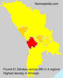 Surname Zdrobau in Moldova Surname Zdrobau in Moldova