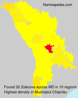 Surname Zubcova in Moldova Surname Zubcova in Moldova