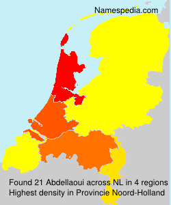 Surname Abdellaoui in Netherlands Surname Abdellaoui in Netherlands
