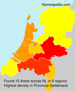 Surname Acket in Netherlands Surname Acket in Netherlands