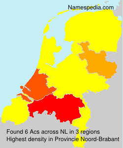 Surname Acs in Netherlands Surname Acs in Netherlands