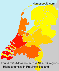 Surname Adriaanse in Netherlands Surname Adriaanse in Netherlands