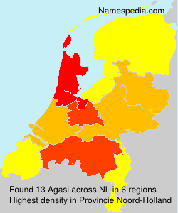 Surname Agasi in Netherlands Surname Agasi in Netherlands