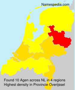 Surname Agen in Netherlands Surname Agen in Netherlands