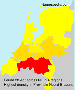 Surname Agt in Netherlands Surname Agt in Netherlands