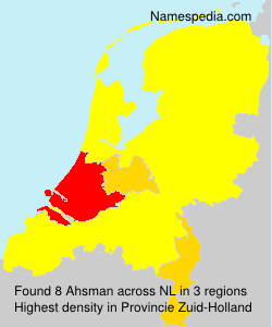 Surname Ahsman in Netherlands Surname Ahsman in Netherlands