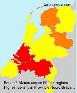 Surname Akarsu in Netherlands Surname Akarsu in Netherlands